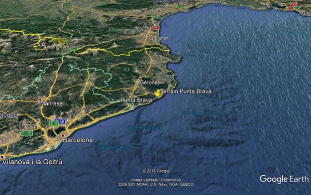 Localisation terrain Punta Brava acheter en Espagne